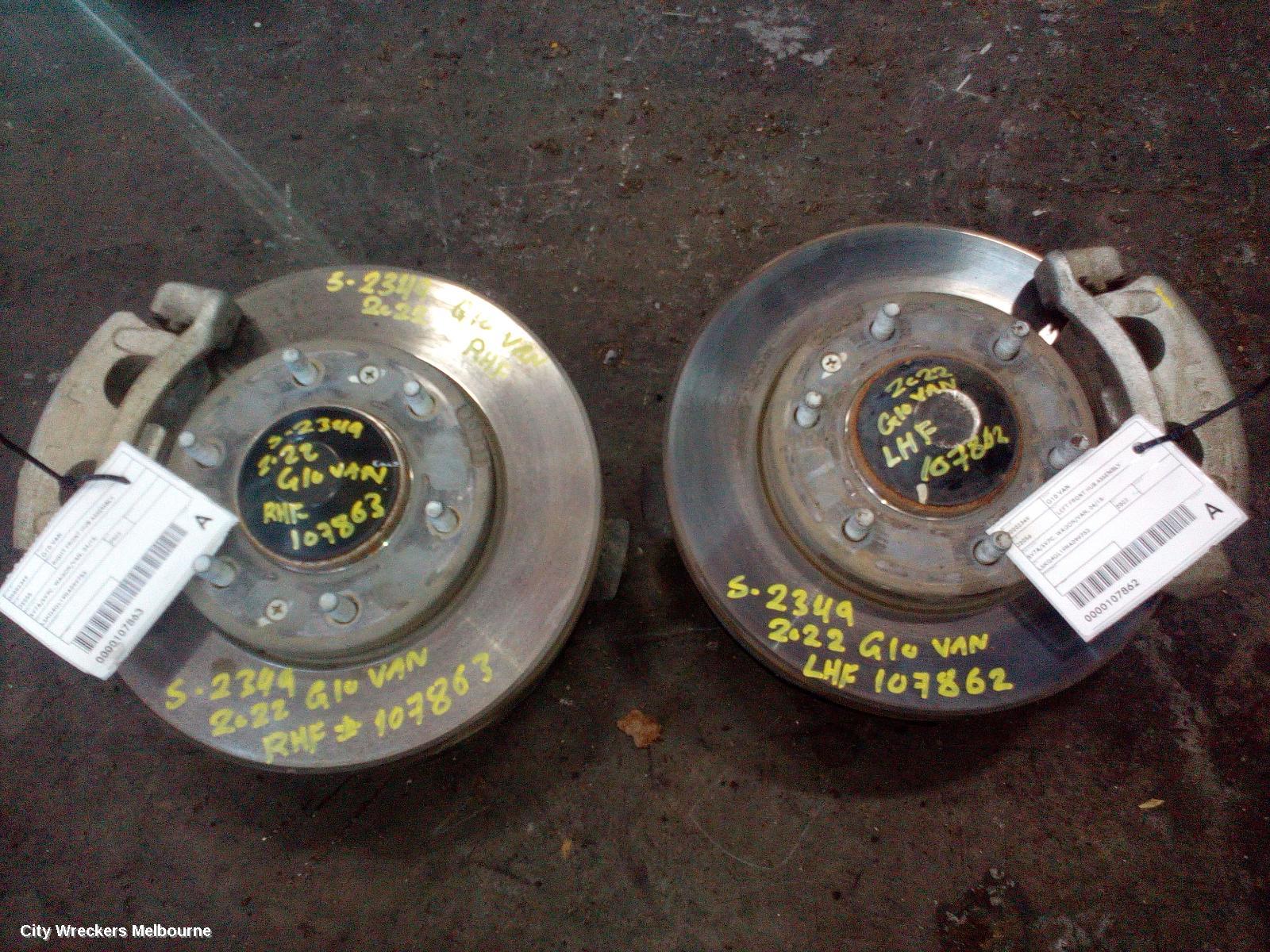 LDV G10 RIGHT FRONT HUB ASSEMBLY, SV7A/SV7C, WAGON/VAN, 04/2015 ONWARDS