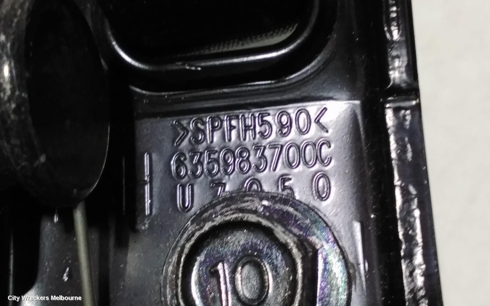 KIA STINGER SEATBELT/STALK, LH REAR, SEAT BELT STALK ONLY, CK, 06/2017 - 04/2023