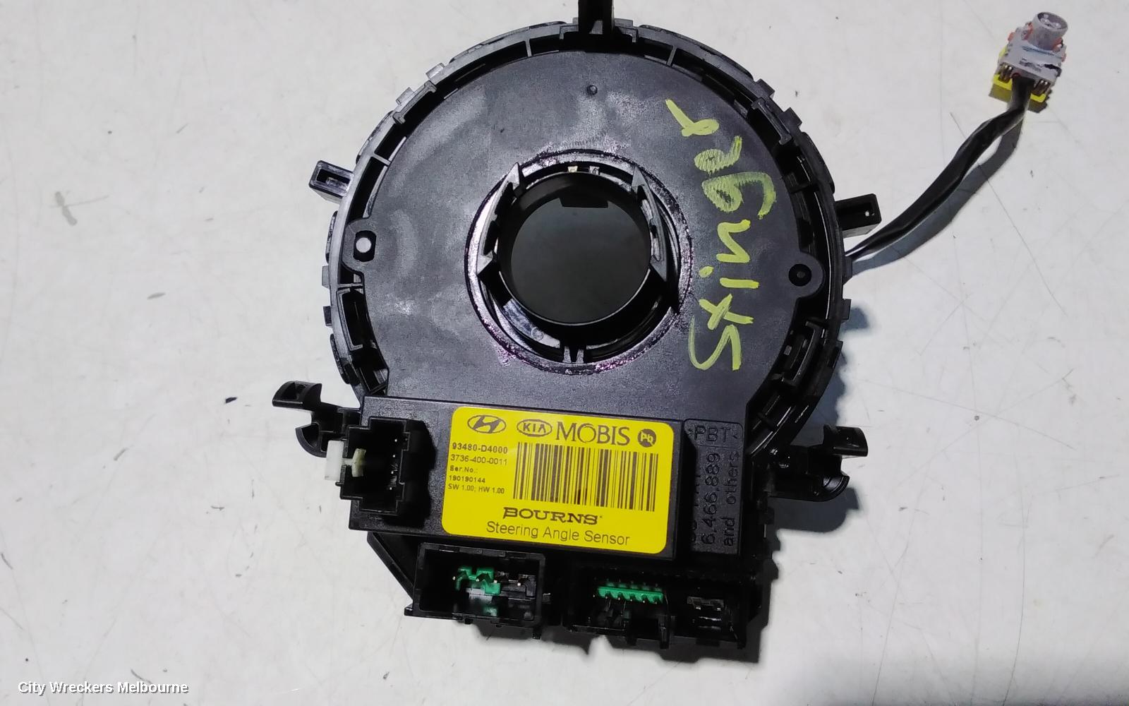KIA STINGER AIRBAG MODULE/SENSOR, CLOCKSPRING, CK, 06/2017 - 04/2023