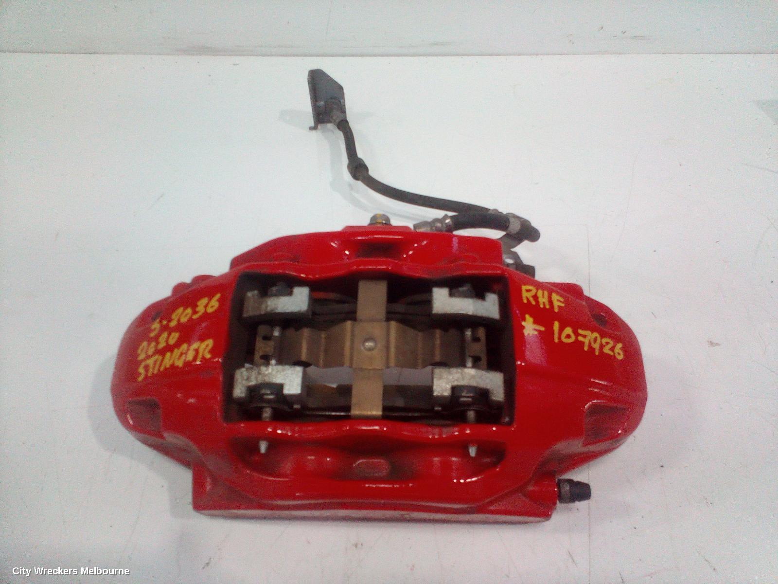 KIA STINGER CALIPER, RH FRONT, 350MM, CK, 06/2017 - 04/2023