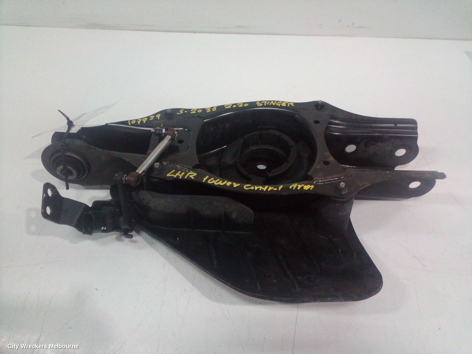 KIA STINGER LEFT REAR TRAILING ARM, LOWER CONTROL ARM-REAR, CK, 06/2017 - 04/2023