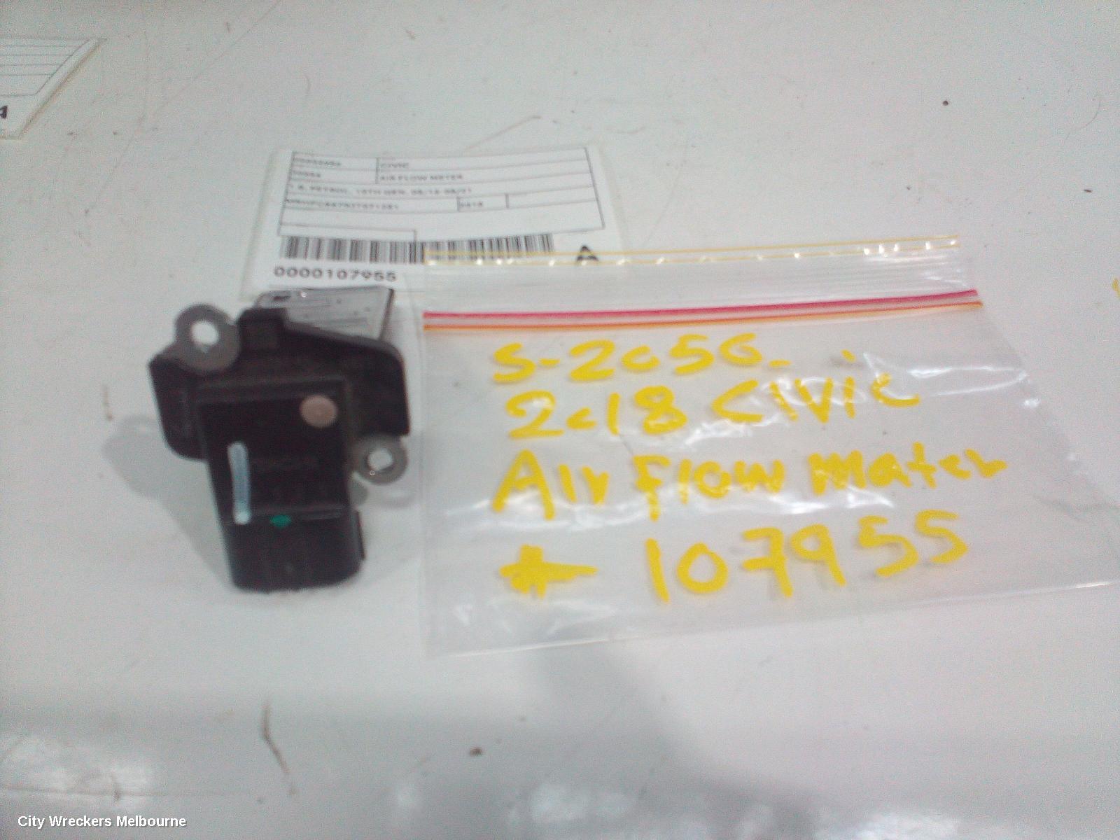 HONDA CIVIC AIR FLOW METER, 1.8, PETROL, 10TH GEN, 05/2016 - 08/2021