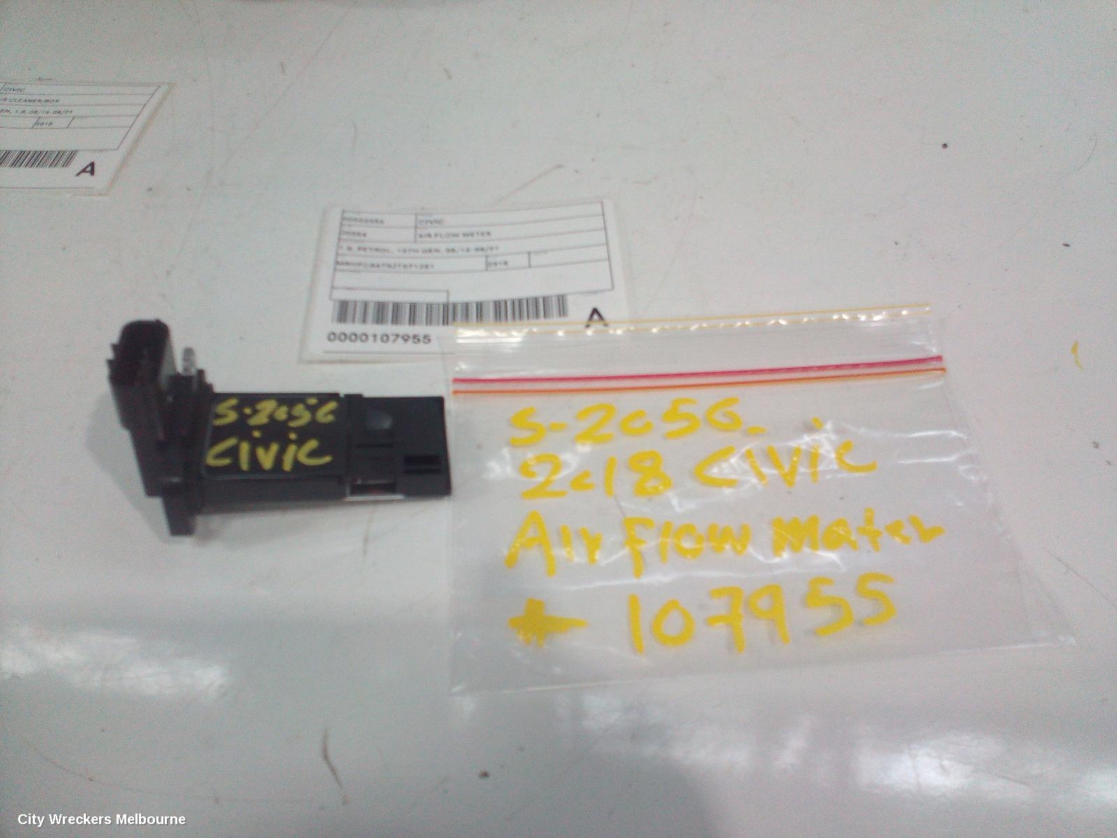HONDA CIVIC AIR FLOW METER, 1.8, PETROL, 10TH GEN, 05/2016 - 08/2021