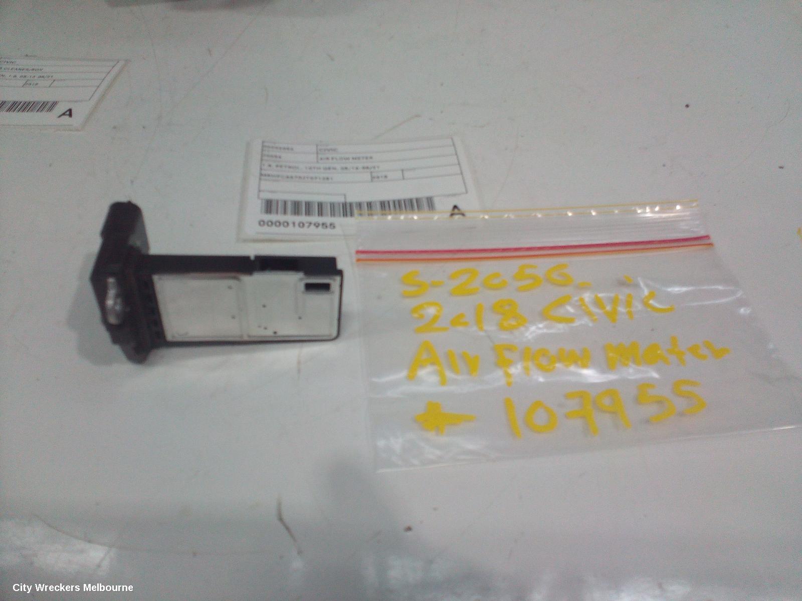 HONDA CIVIC AIR FLOW METER, 1.8, PETROL, 10TH GEN, 05/2016 - 08/2021