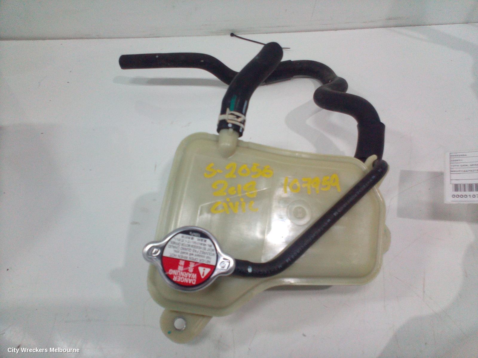 HONDA CIVIC OVERFLOW BOTTLE, 10TH GEN, 05/2016 - 08/2021