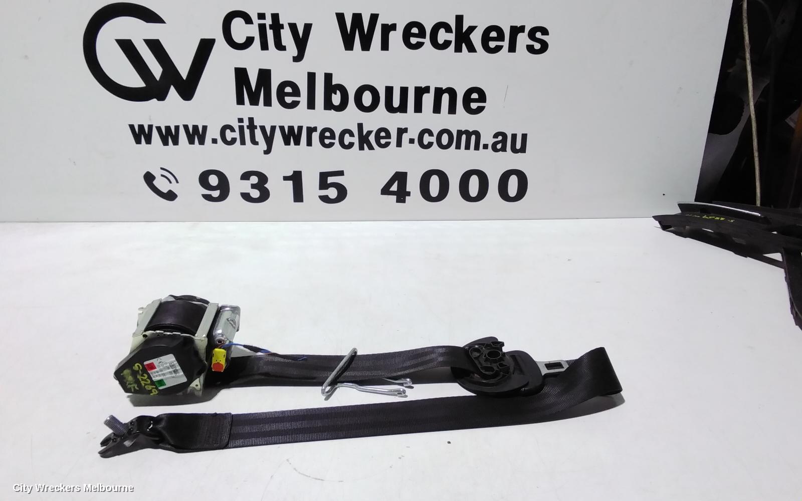 VOLKSWAGEN PASSAT SEATBELT/STALK, B8/MK7, RH FRONT, SEAT BELT ONLY, WAGON, 06/2015 ONWARDS