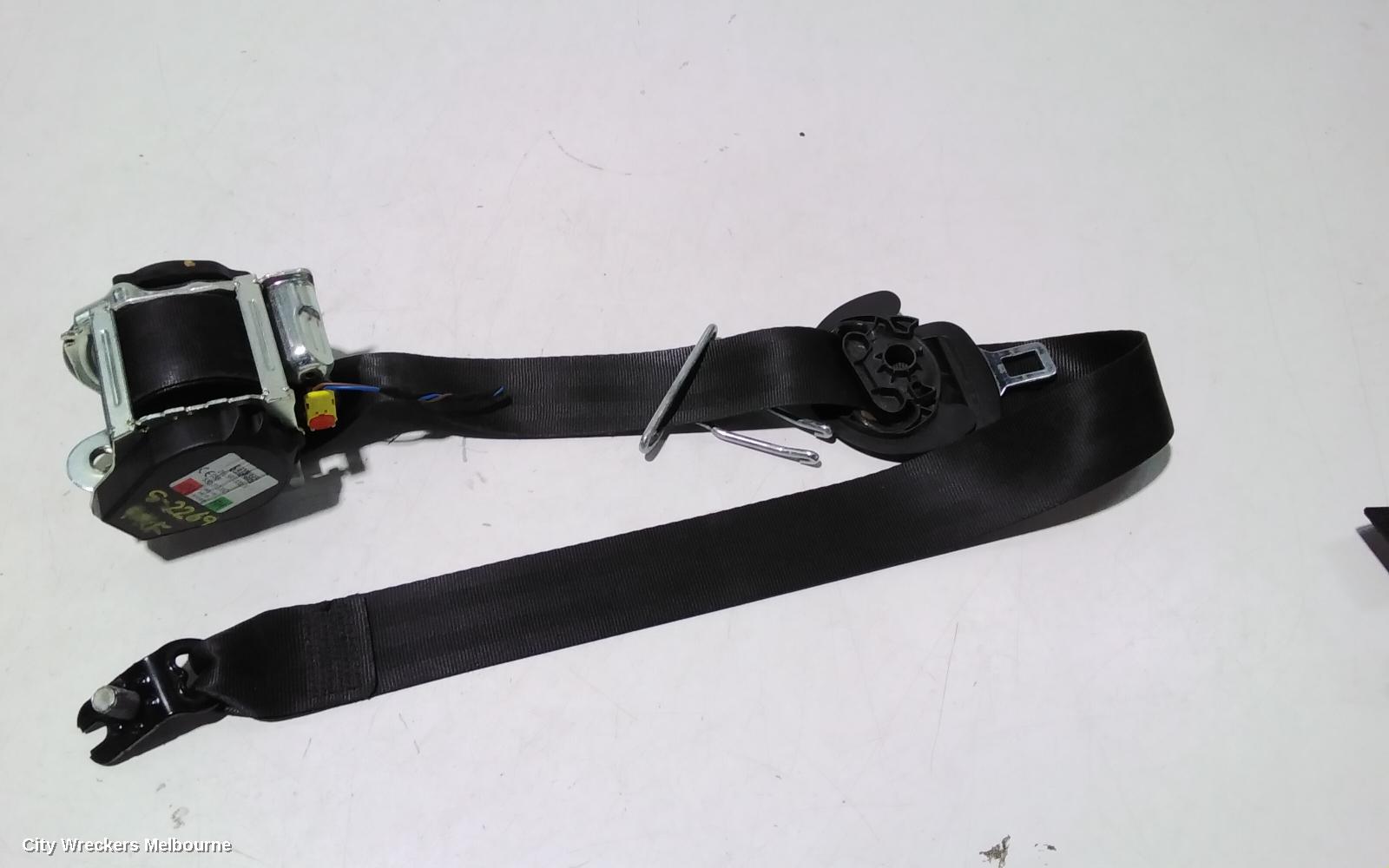 VOLKSWAGEN PASSAT SEATBELT/STALK, B8/MK7, RH FRONT, SEAT BELT ONLY, WAGON, 06/2015 ONWARDS