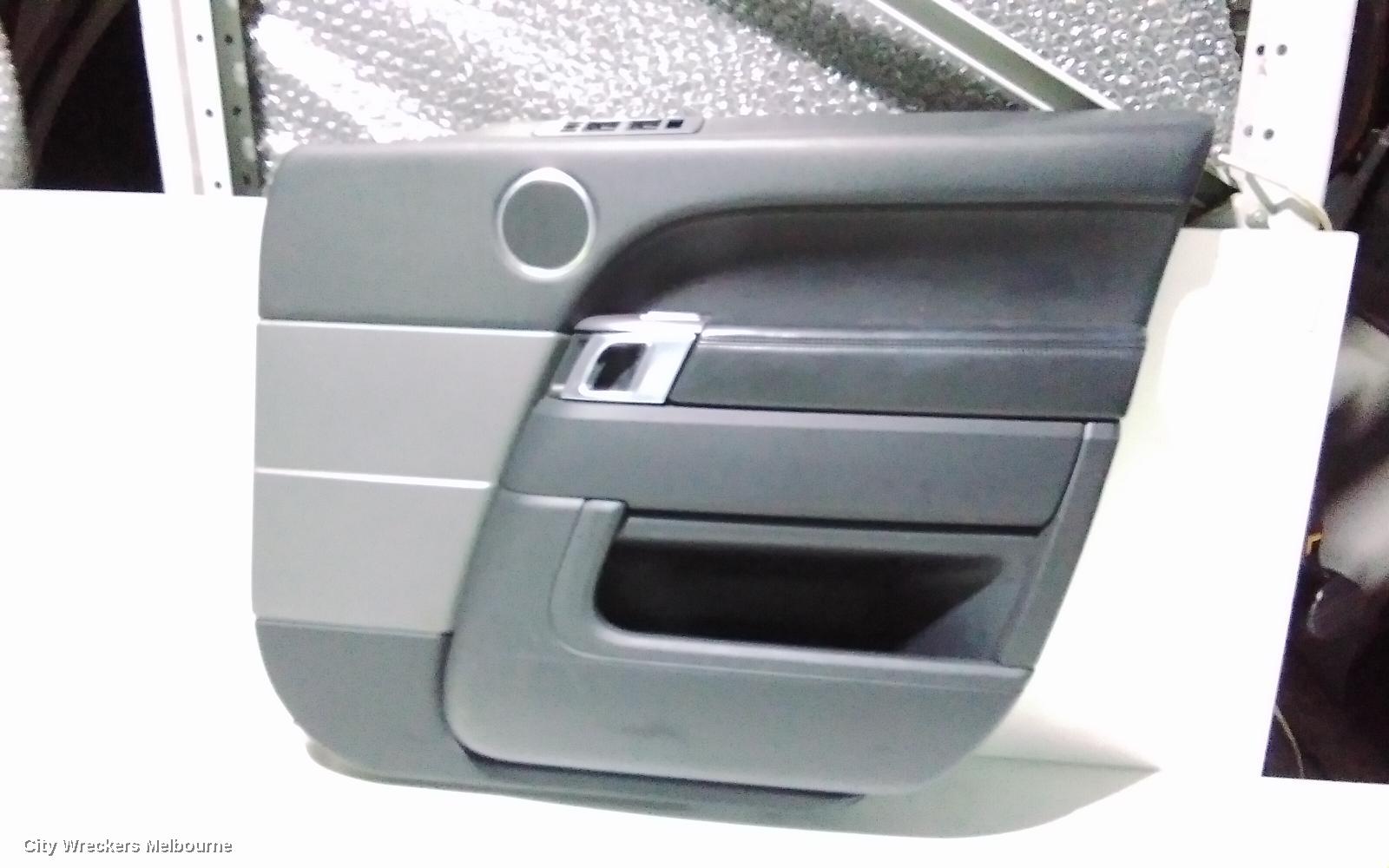LAND ROVER RANGEROVER SPORT DOOR TRIM, RH FRONT, L494, BLACK, LEATHER, 06/2013 - 04/2022