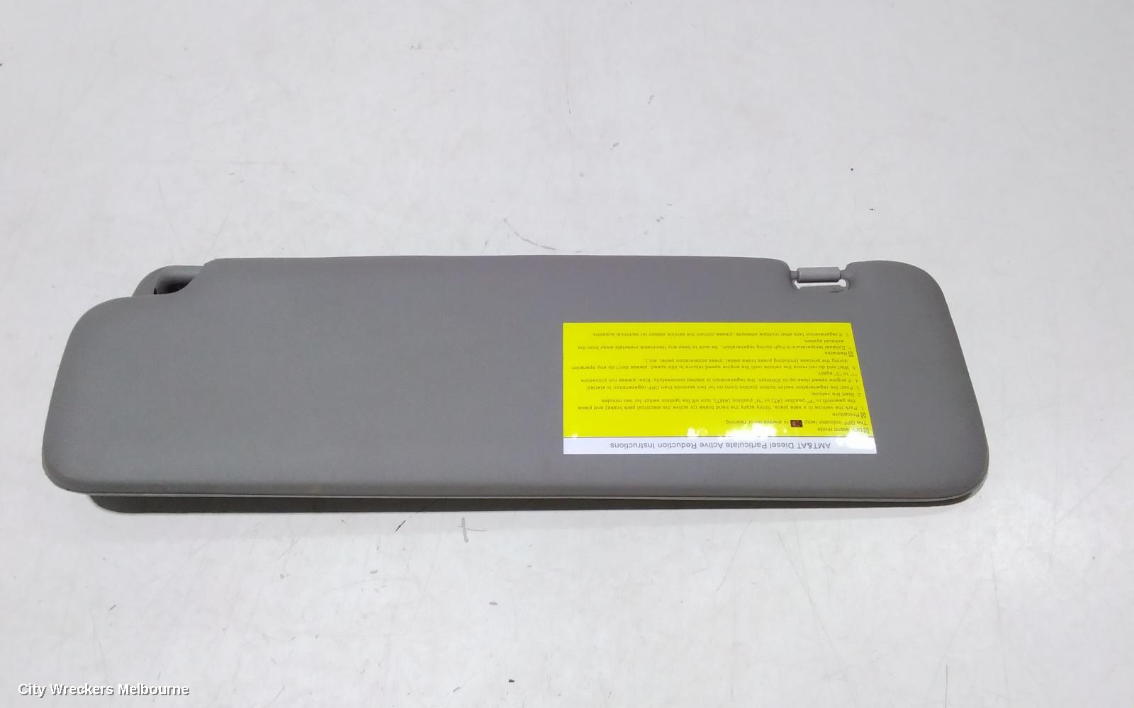 LDV G10 SUNVISOR, SV7C, RH SIDE, NON MIRROR TYPE, VAN, 04/2015 ONWARDS