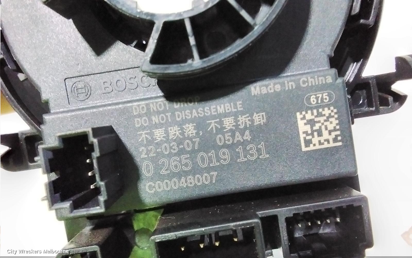 LDV G10 AIRBAG MODULE/SENSOR, CLOCKSPRING, SV7A/SV7C, WAGON/VAN, 04/2015 ONWARDS