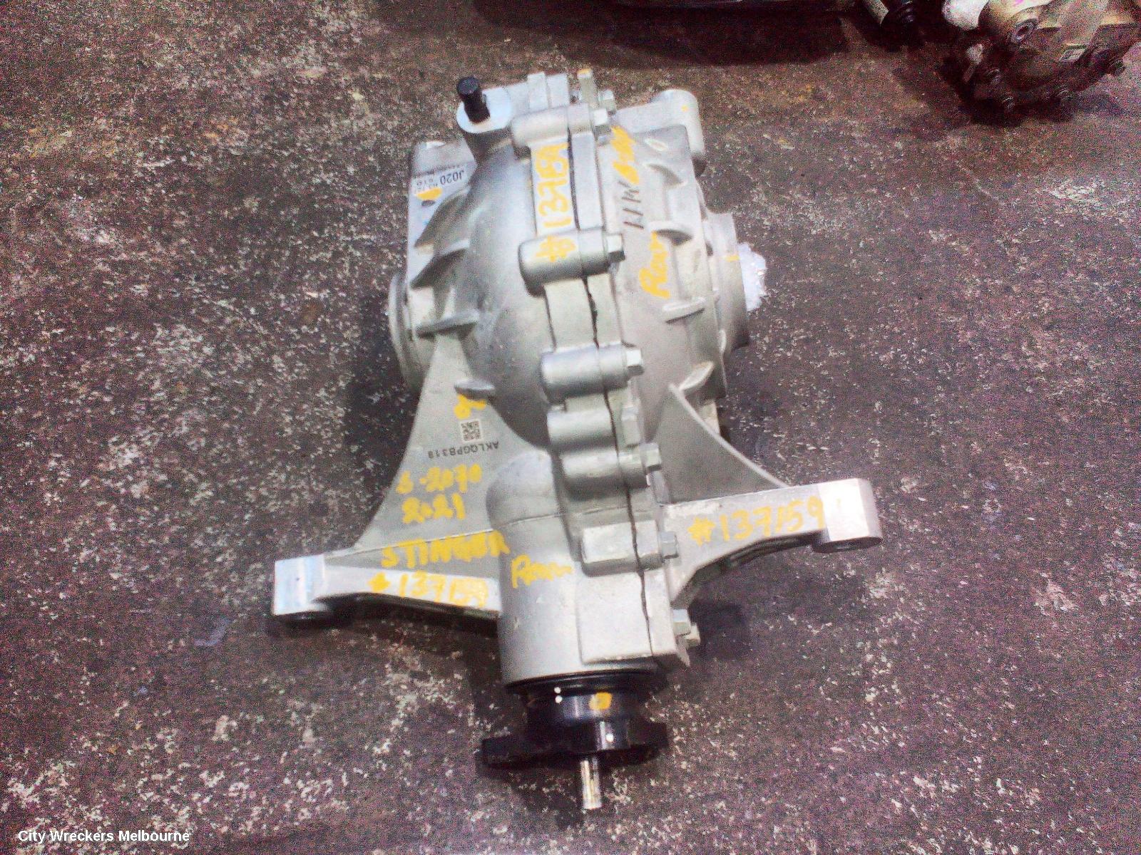 KIA STINGER DIFFERENTIAL CENTRE, PETROL, 2.0, G4KL, TURBO, RATIO 3.727, STD, CK, 06/2017 - 04/2023