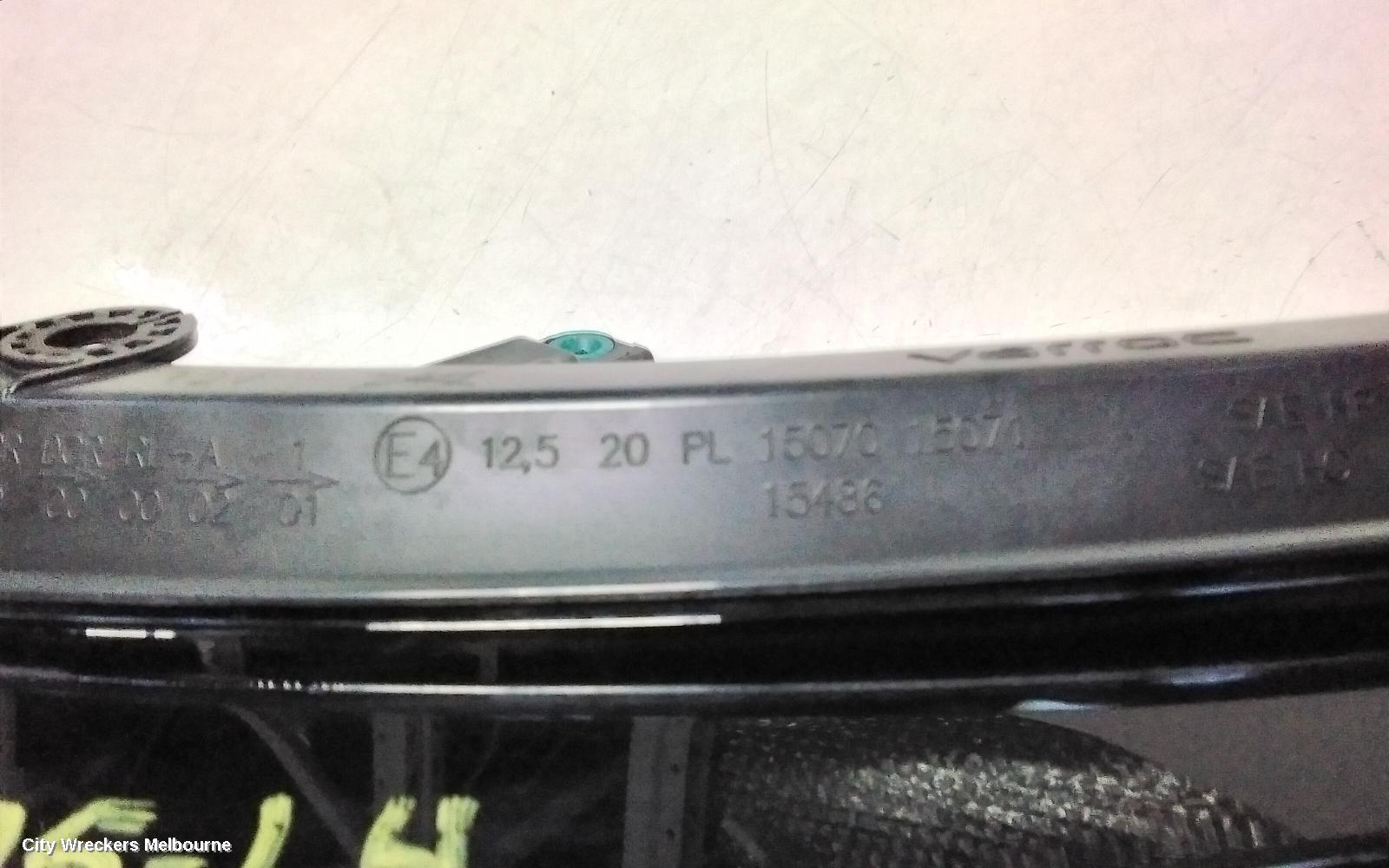 LAND ROVER RANGEROVER EVOQUE LEFT HEADLAMP, L538, XENON, W/ ADAPTIVE TYPE, 11/2011 - 06/2015