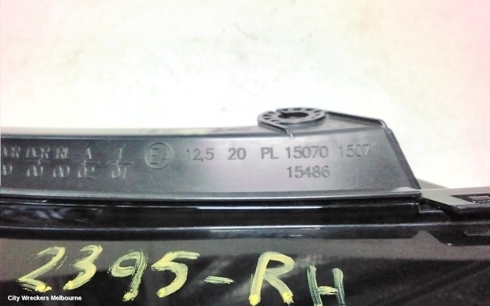 LAND ROVER RANGEROVER EVOQUE RIGHT HEADLAMP, L538, XENON W/ ADAPTIVE, 11/2011 - 06/2015