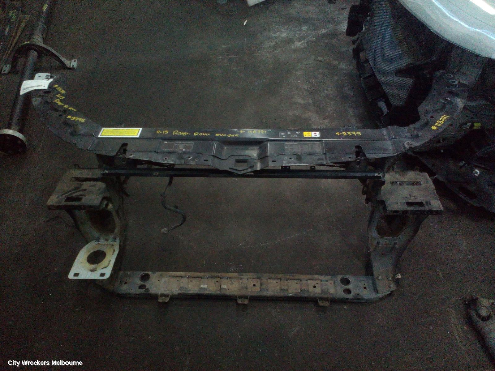 LAND ROVER RANGEROVER EVOQUE RADIATOR SUPPORT, L538, 11/2011 - 01/2019