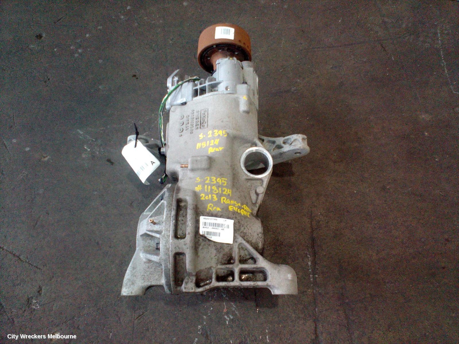 LAND ROVER RANGEROVER EVOQUE DIFFERENTIAL CENTRE, REAR, 2.0, PETROL, TURBO, EFFICIENT DRIVELINE, L538, 11/2011 - 02/2014