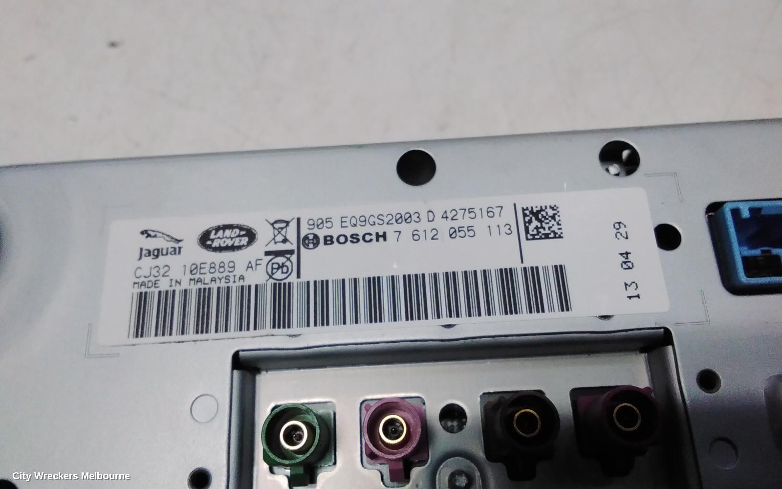 LAND ROVER RANGEROVER EVOQUE RADIO/CD/DVD/SAT/TV, DISPLAY SCREEN, L538, 11/2011 - 01/2019