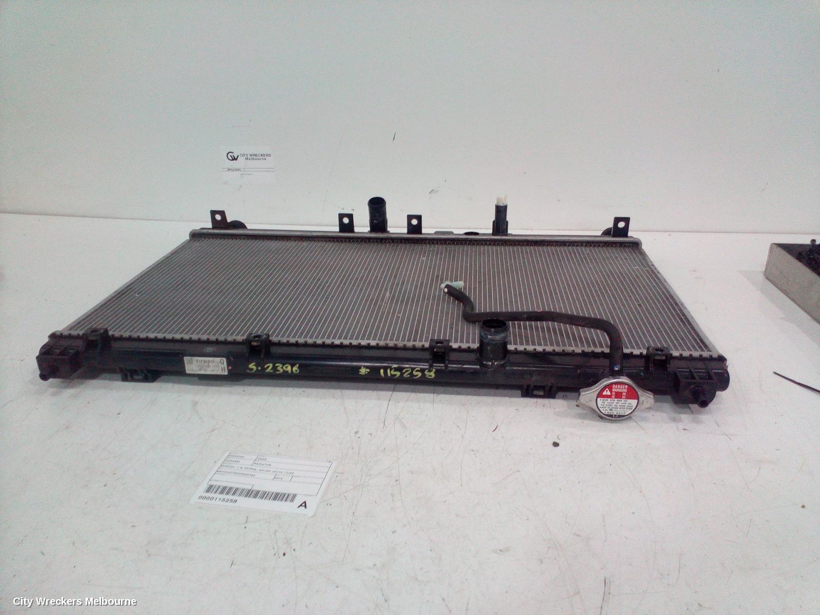 HONDA JAZZ RADIATOR, MANUAL, 1.5, PETROL, GK/GF, 07/2014 - 12/2020