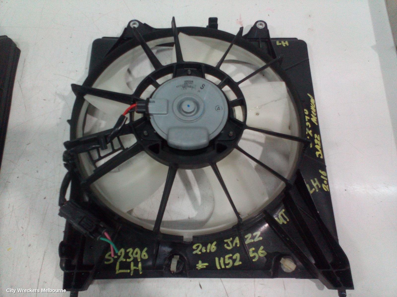 HONDA JAZZ FAN, RADIATOR FAN (LH SIDE), GK/GF, 07/2014 - 12/2020