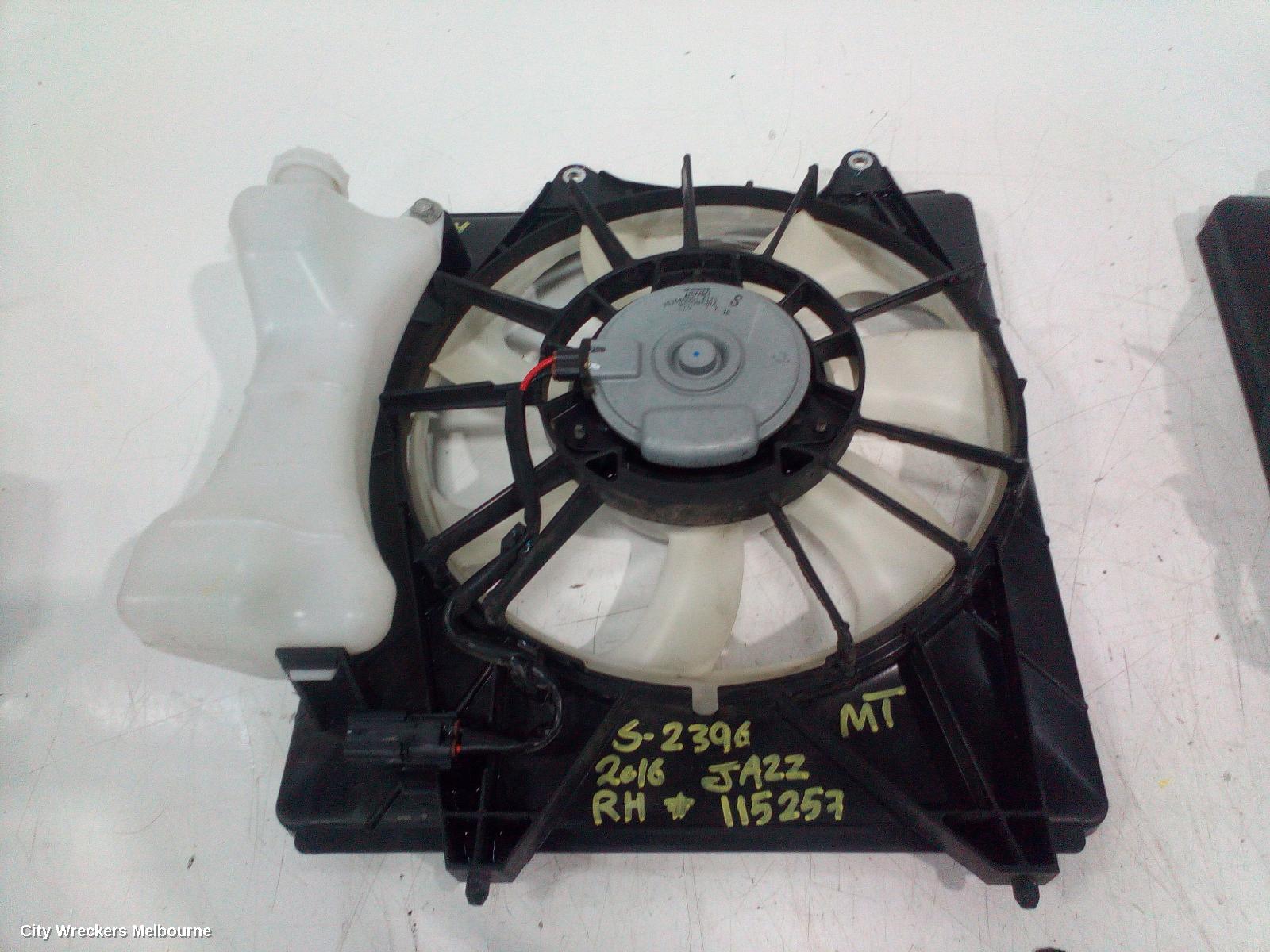 HONDA JAZZ FAN, RADIATOR FAN (RH SIDE), GK/GF, 07/2014 - 12/2020