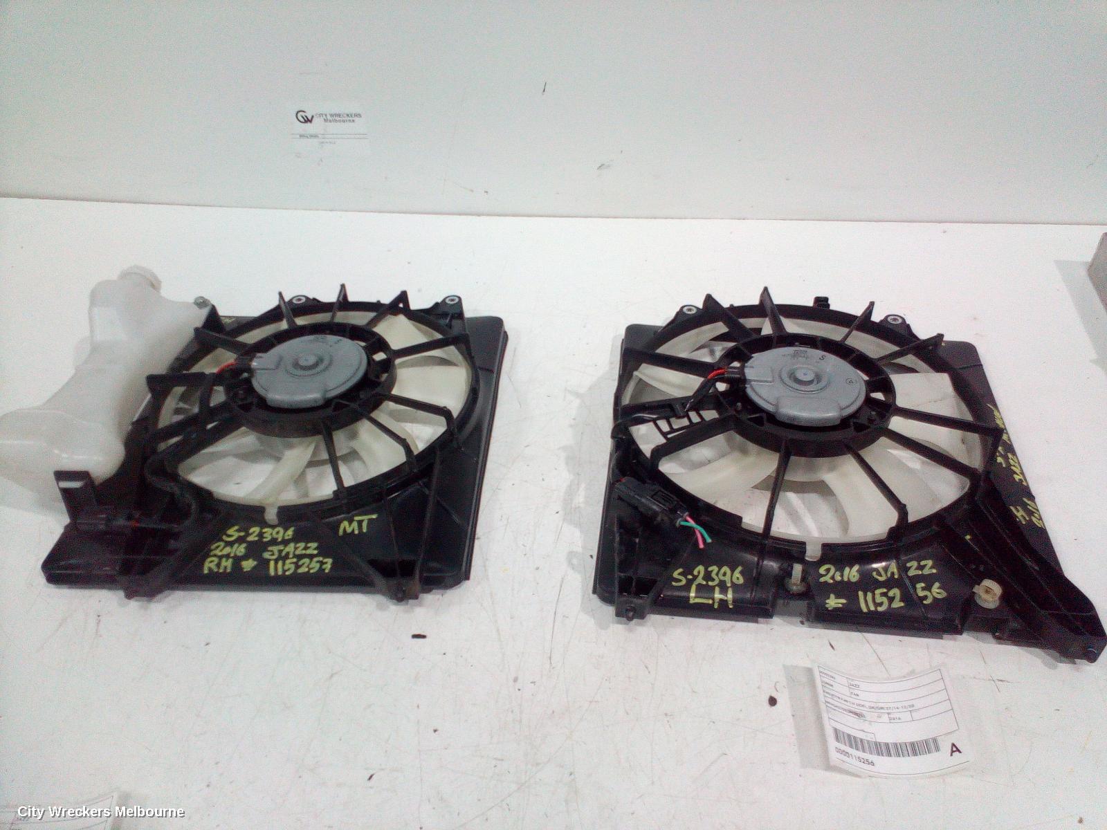 HONDA JAZZ FAN, RADIATOR FAN (RH SIDE), GK/GF, 07/2014 - 12/2020