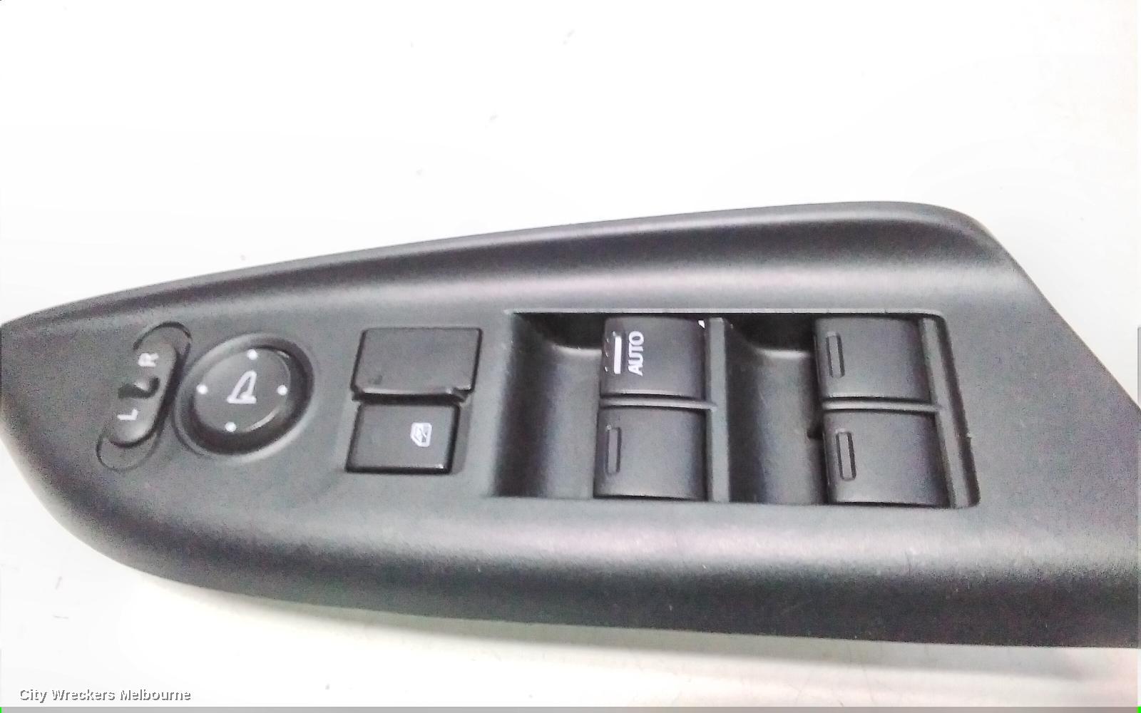 HONDA JAZZ PWR DR WIND SWITCH, RH FRONT (MASTER SWITCH), GF/GK, NON CENTRAL LOCK BUTTON TYPE, 07/2014 - 12/2020