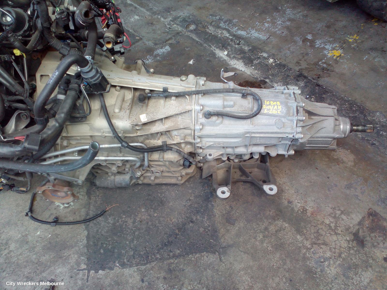 AUDI A4 TRANS/GEARBOX, AUTO, AWD, PETROL, 2.0, TURBO, B8 8K, PJW CODE, 07/2012 - 01/2016