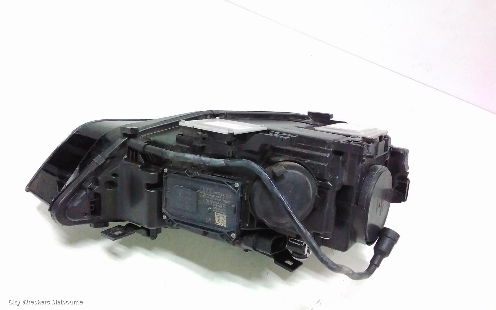 AUDI A4 LEFT HEADLAMP, B8 8K, XENON-ADAPTIVE TYPE, 07/2012 - 01/2016