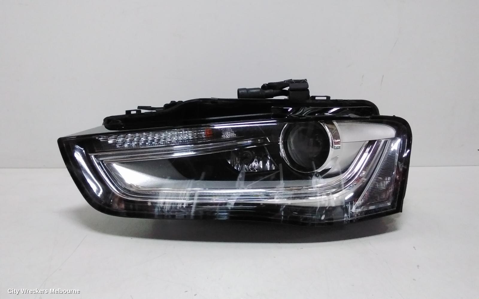 AUDI A4 LEFT HEADLAMP, B8 8K, XENON-ADAPTIVE TYPE, 07/2012 - 01/2016