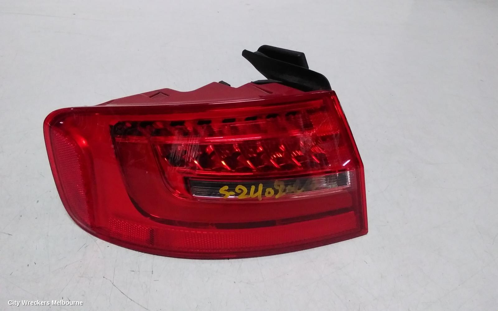 AUDI A4 LEFT TAILLIGHT, B8 8K (A4/S4), SEDAN, LED TYPE, 07/2012 - 01/2016
