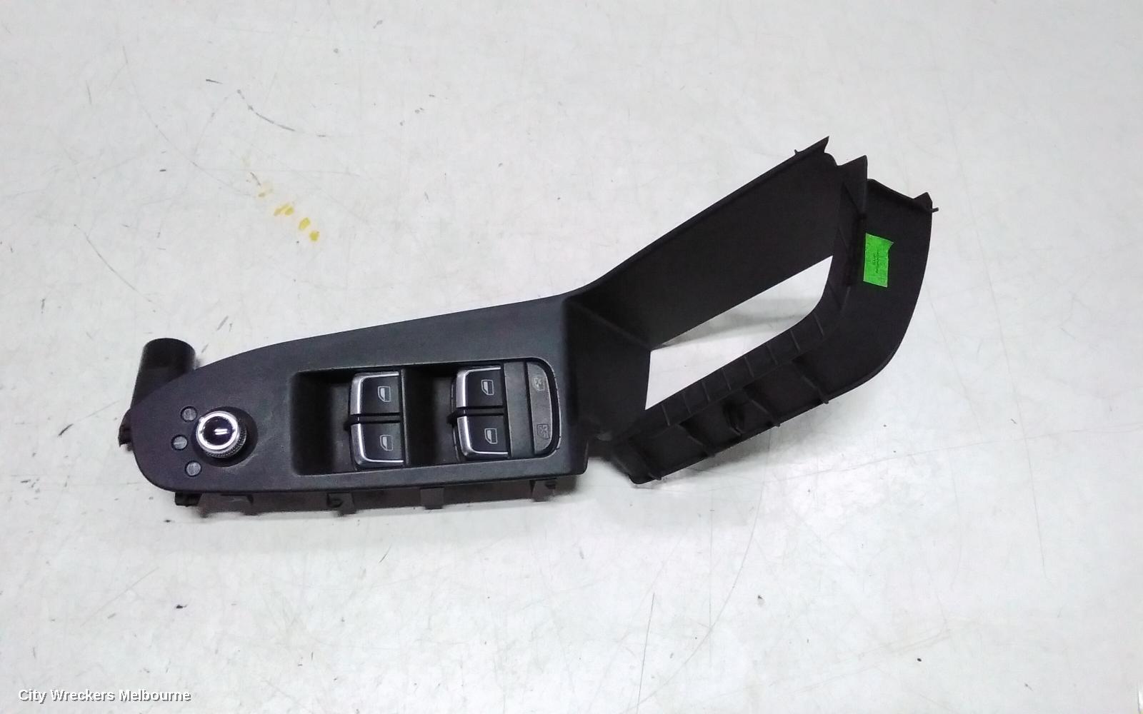 AUDI A4 PWR DR WIND SWITCH, RH FRONT (MASTER SWITCH), B8 8K, 07/2012 - 01/2016