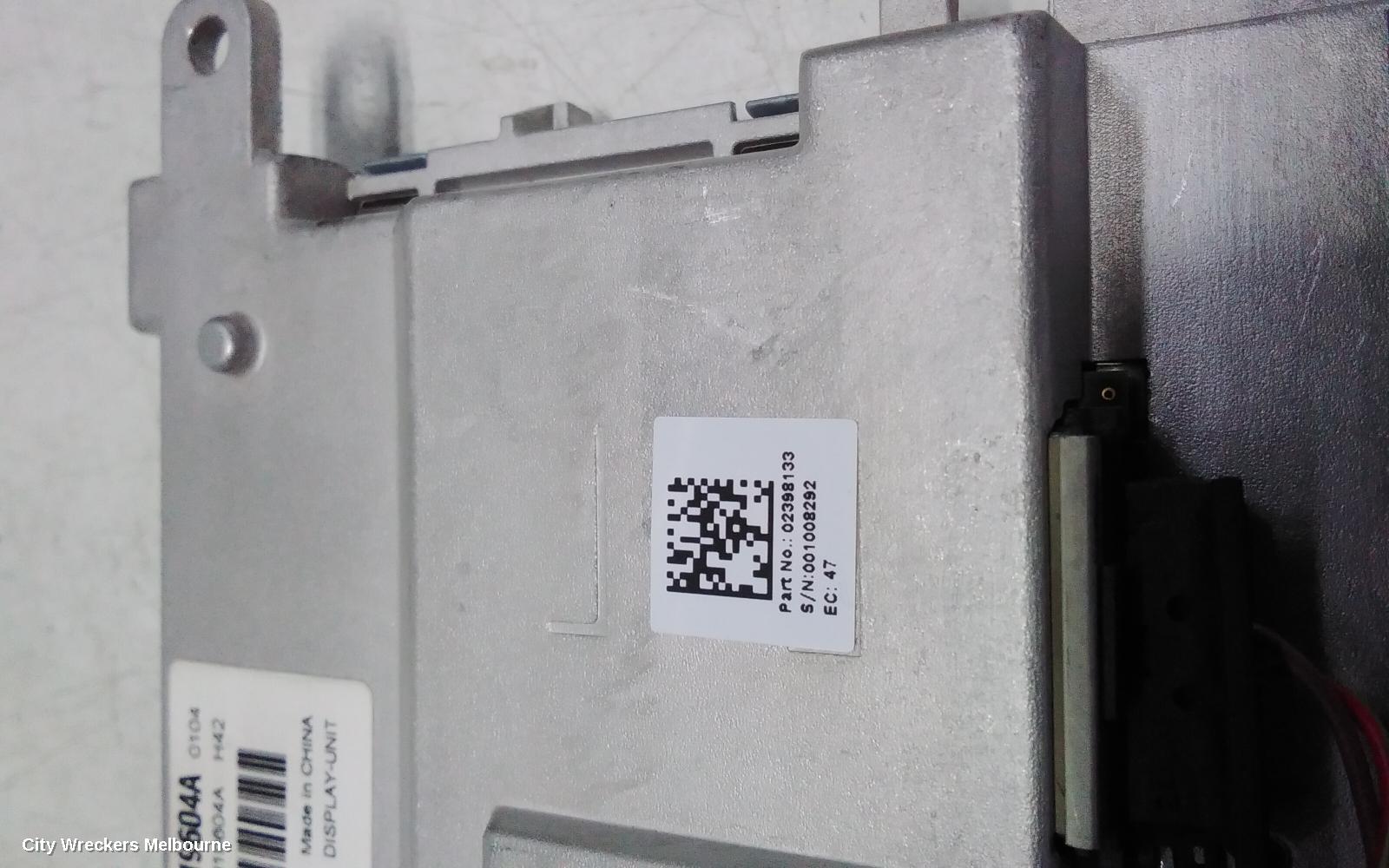 AUDI A4 RADIO/CD/DVD/SAT/TV, DISPLAY UNIT, 7IN, B8 8K, 02/2008 - 01/2016