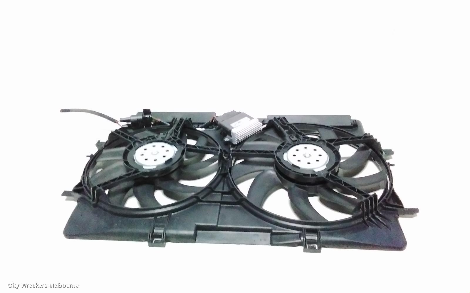 AUDI A4 FAN, DUAL FAN ASSY, 2.0, DIESEL, 400W/200W, B8 8K, 02/2008 - 01/2016