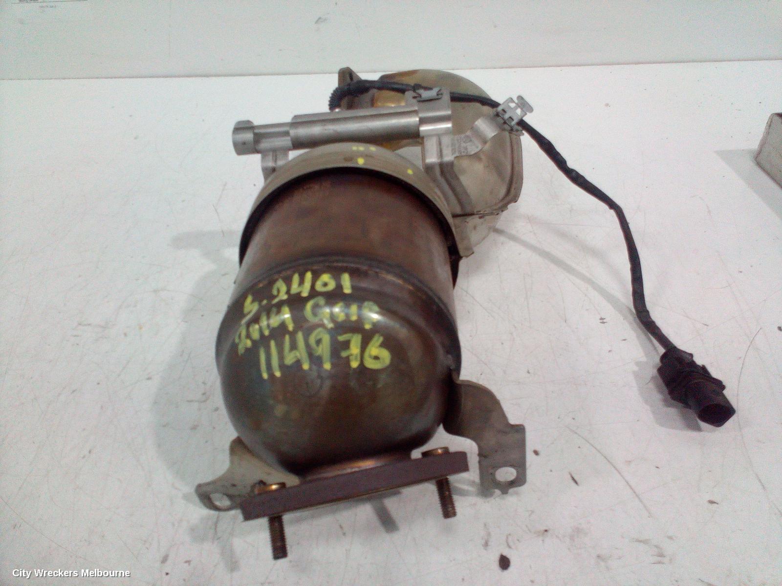 VOLKSWAGEN GOLF CATALYTIC CONVERTER, DOWNPIPE-CAT TYPE, 1.4, PETROL, CTHD/CAVD CODE, GEN 6, 10/2008 - 01/2016