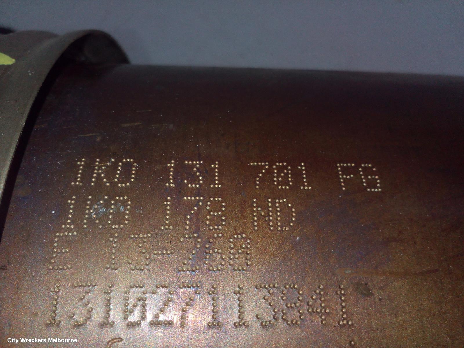 VOLKSWAGEN GOLF CATALYTIC CONVERTER, DOWNPIPE-CAT TYPE, 1.4, PETROL, CTHD/CAVD CODE, GEN 6, 10/2008 - 01/2016