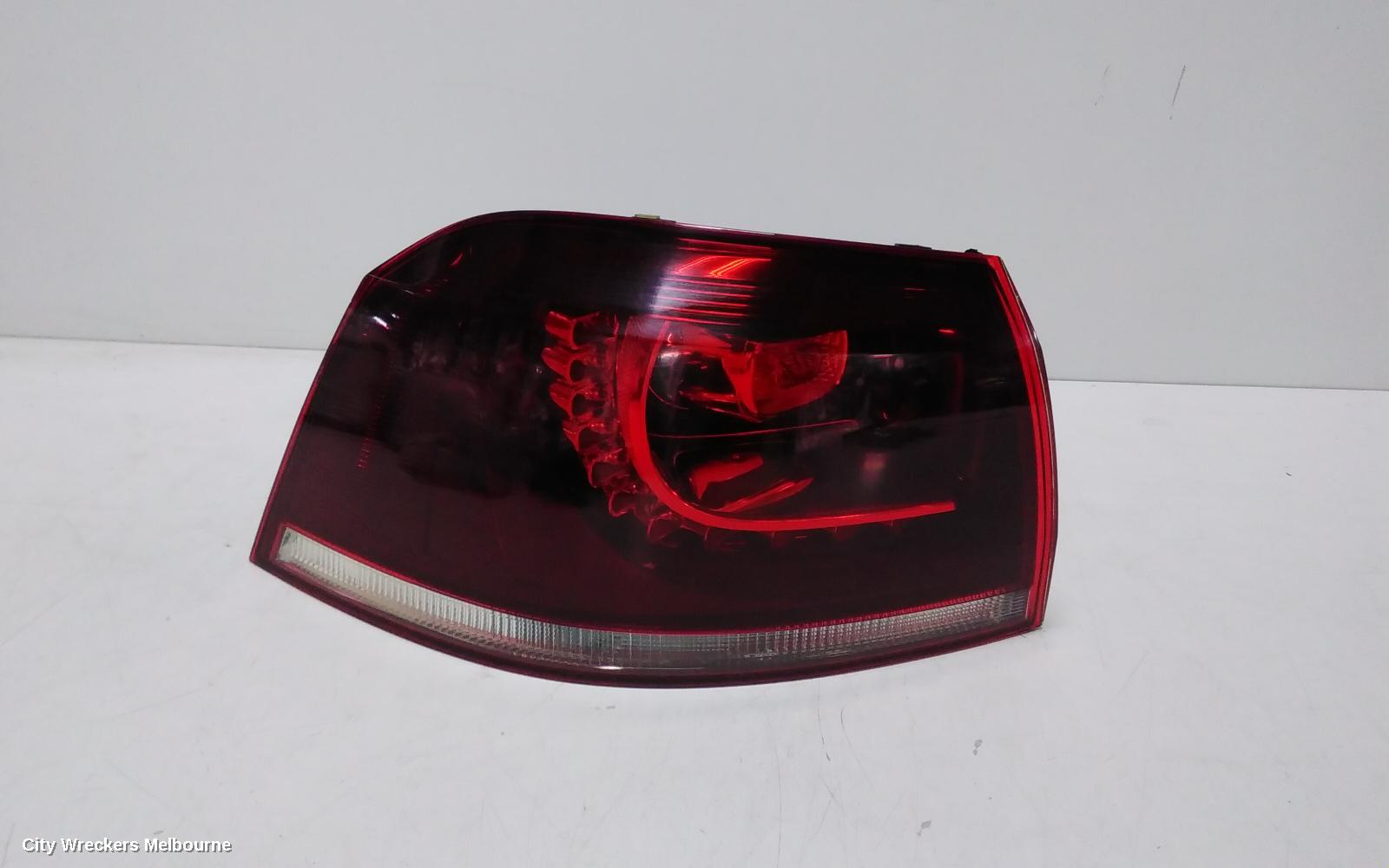 VOLKSWAGEN GOLF LEFT TAILLIGHT, GEN 6, CABRIO, 07/2011 - 01/2016