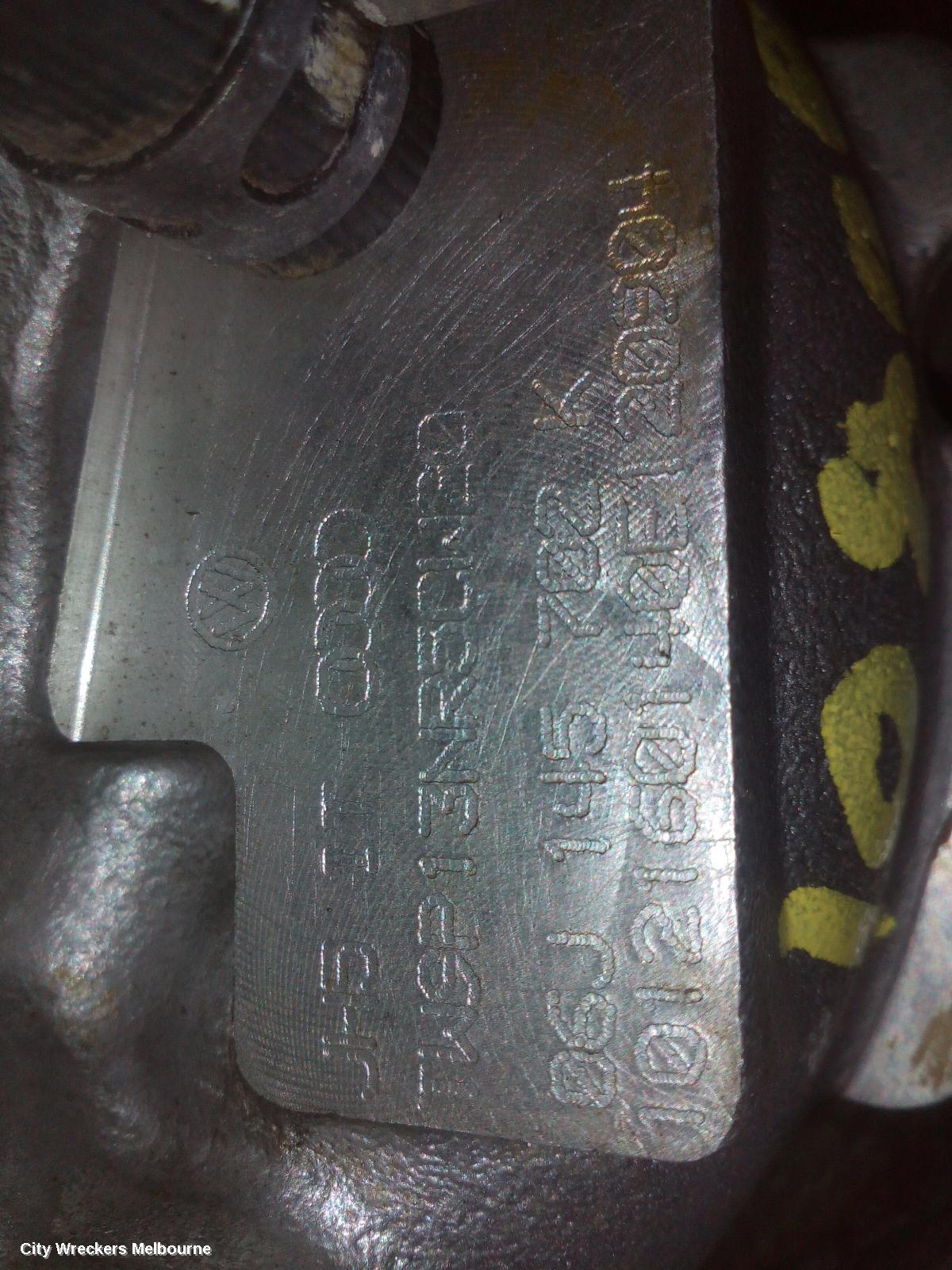 VOLKSWAGEN EOS TURBO SUPERCHARGER, PETROL, 2.0, CAWB/CCZA/CCZB CODE, 1F, 08/2008 - 12/2014