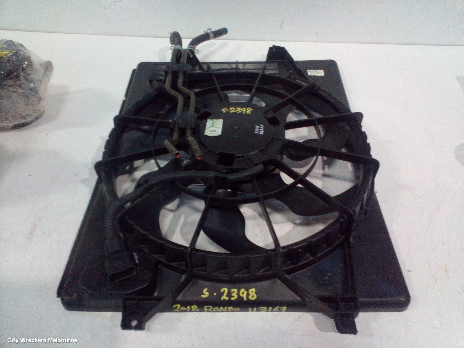 KIA RONDO FAN, SINGLE FAN ASSY, 2.0, G4NC, RP, 06/2013 - 12/2018