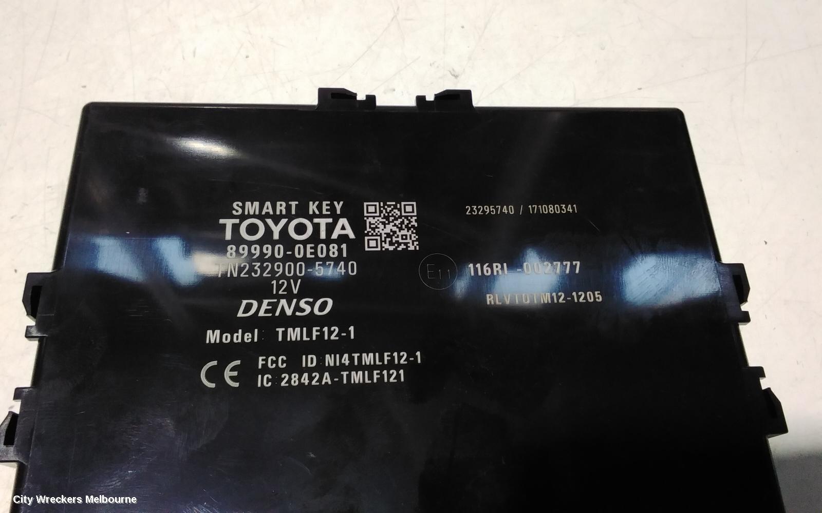 TOYOTA KLUGER ECU, SMART KEY CONTROL UNIT, GSU50/GSU55, 12/2013 - 02/2021