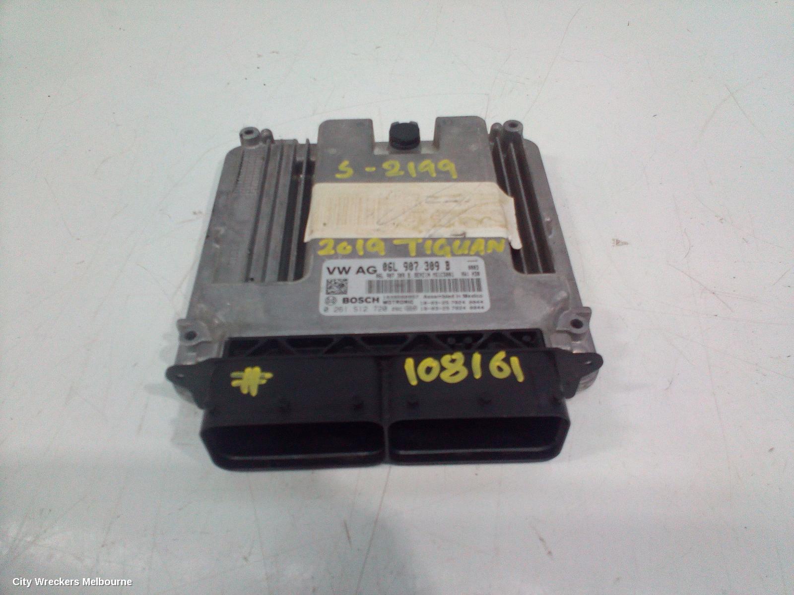 VOLKSWAGEN TIGUAN ECU, ENGINE ECU, 2.0, PETROL, ECU ONLY, DGVA CODE, 5NA, 06/2016 ONWARDS
