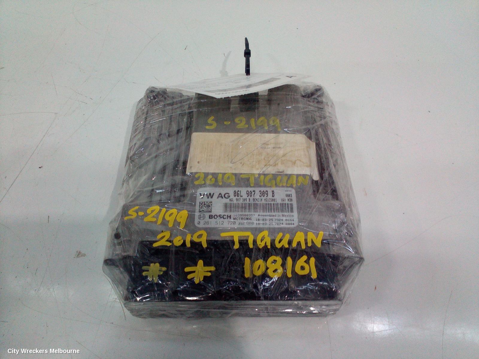 VOLKSWAGEN TIGUAN ECU, ENGINE ECU, 2.0, PETROL, ECU ONLY, DGVA CODE, 5NA, 06/2016 ONWARDS