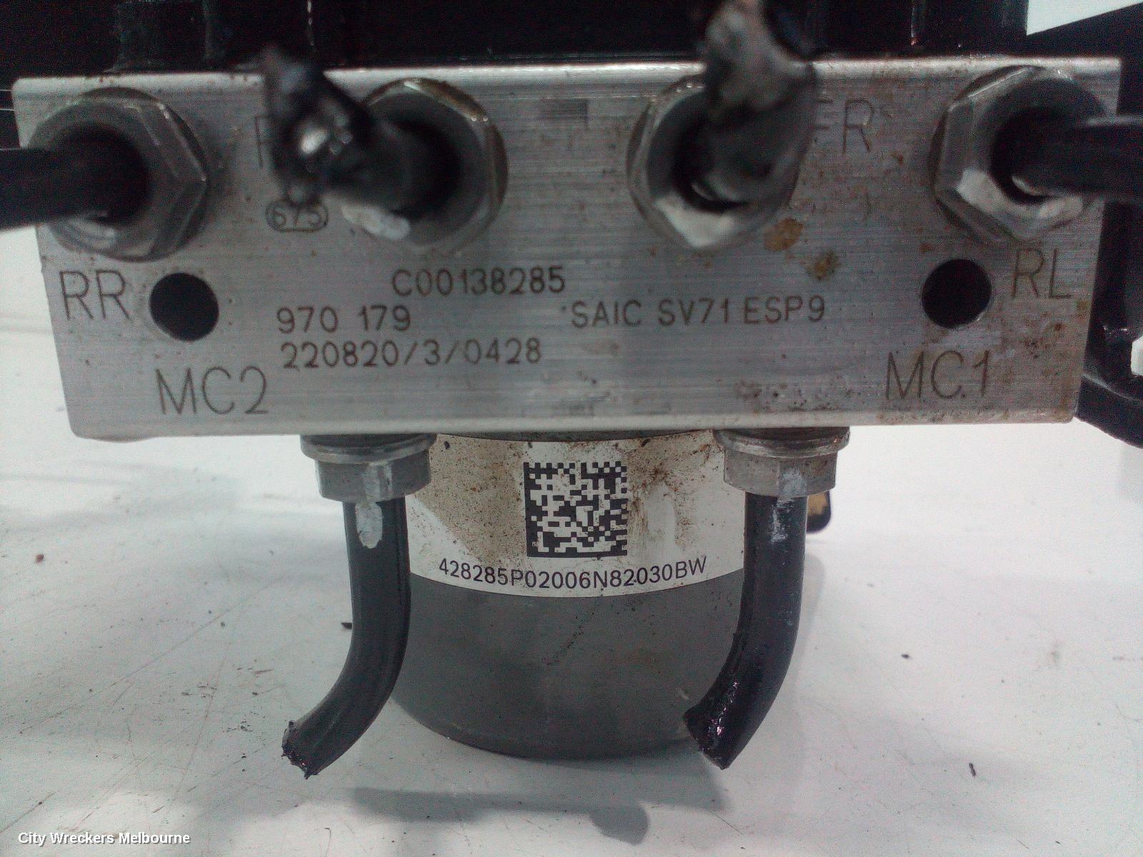 LDV G10 ABS PUMP/MODULATOR, SV7A/SV7C, WAGON/VAN, 04/2015 ONWARDS