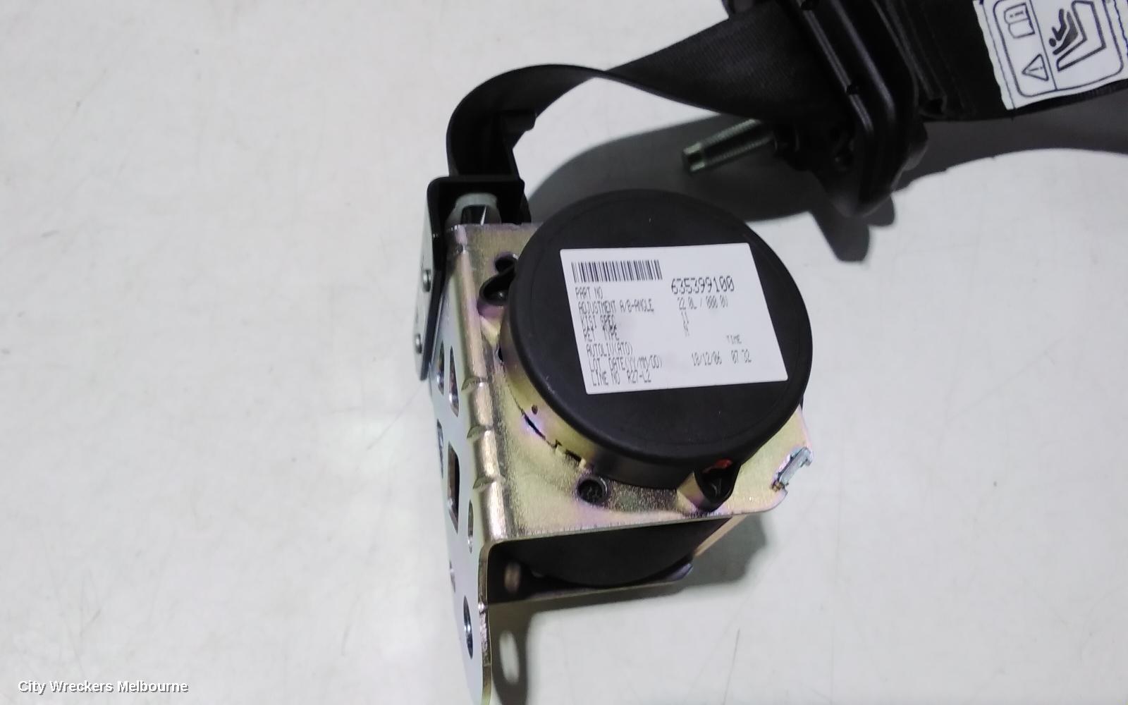 HONDA CRV SEATBELT/STALK, RH REAR 2ND ROW, SEAT BELT ONLY, RW, 05/2017 ONWARDS