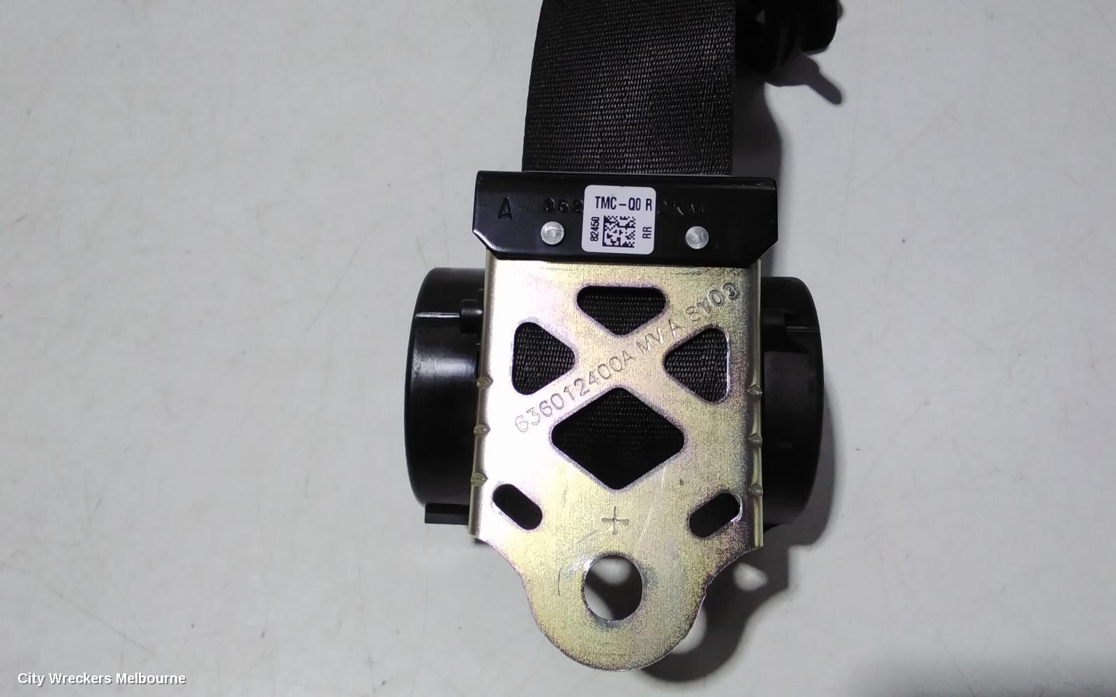 HONDA CRV SEATBELT/STALK, RH REAR 2ND ROW, SEAT BELT ONLY, RW, 05/2017 ONWARDS