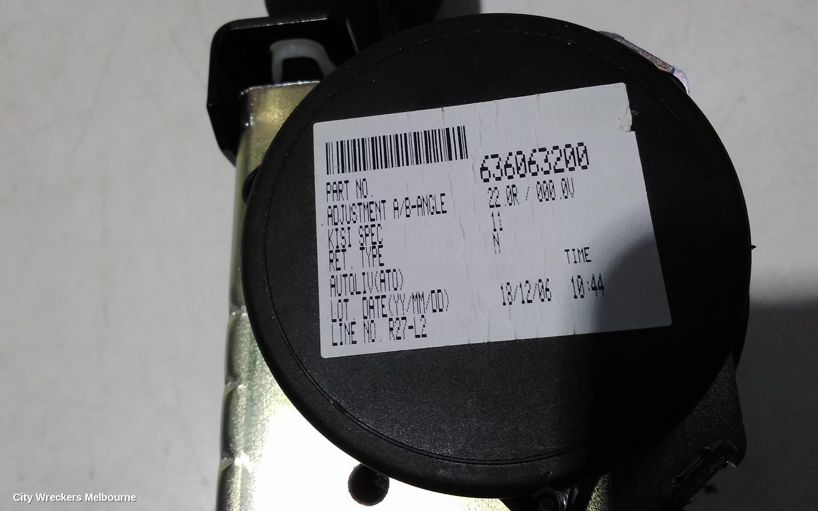 HONDA CRV SEATBELT/STALK, LH REAR 2ND ROW, SEAT BELT ONLY, RW, 05/2017 ONWARDS