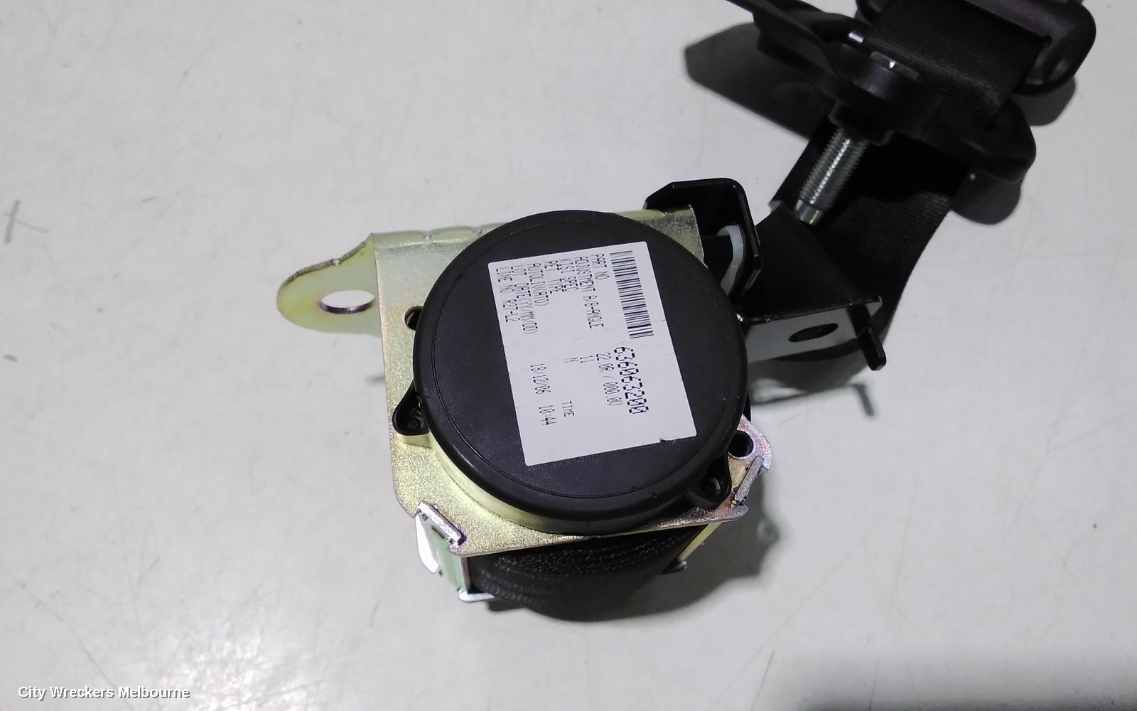 HONDA CRV SEATBELT/STALK, LH REAR 2ND ROW, SEAT BELT ONLY, RW, 05/2017 ONWARDS