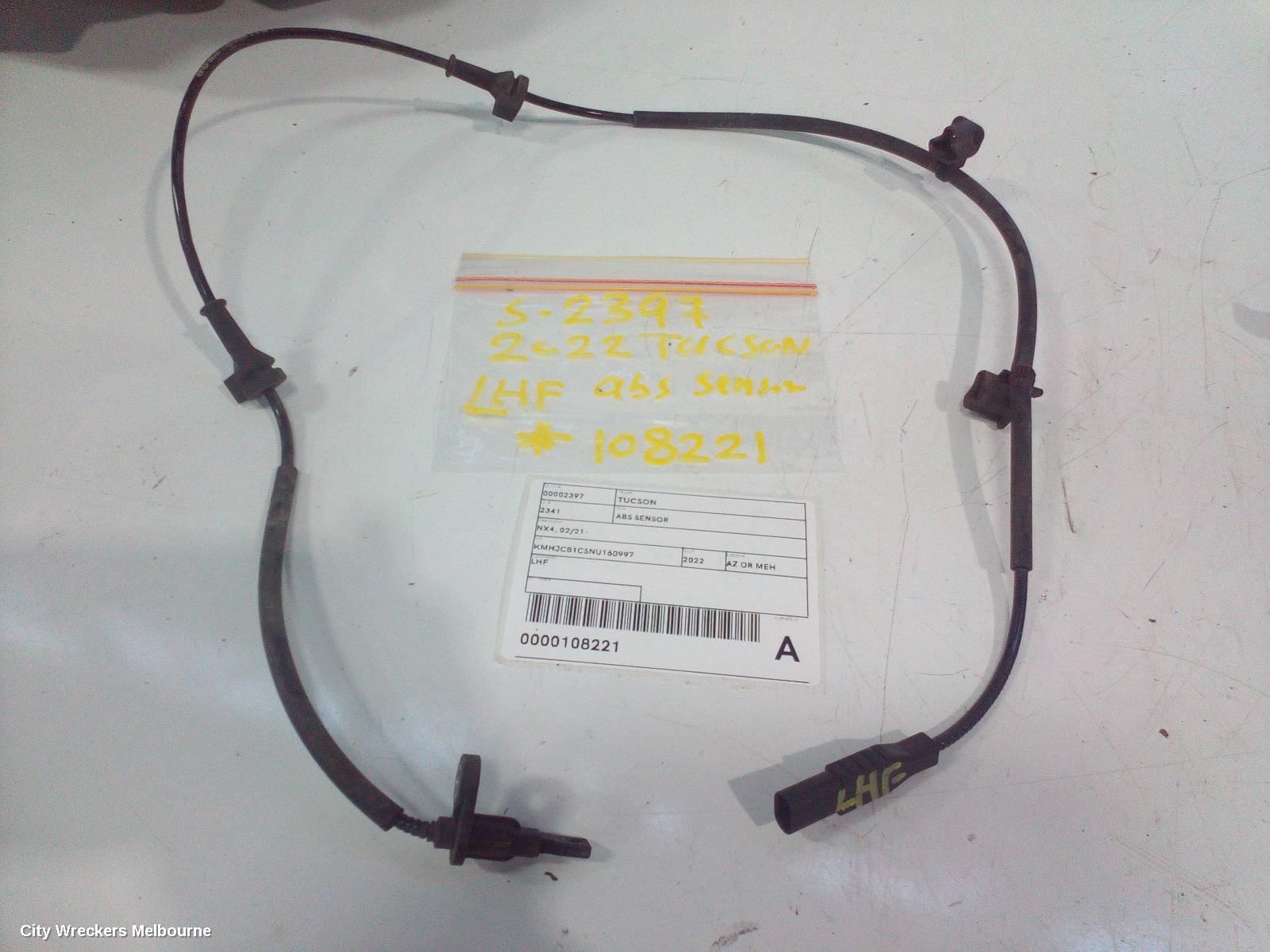 HYUNDAI TUCSON ABS SENSOR, NX4, LH FRONT, 02/2021 ONWARDS