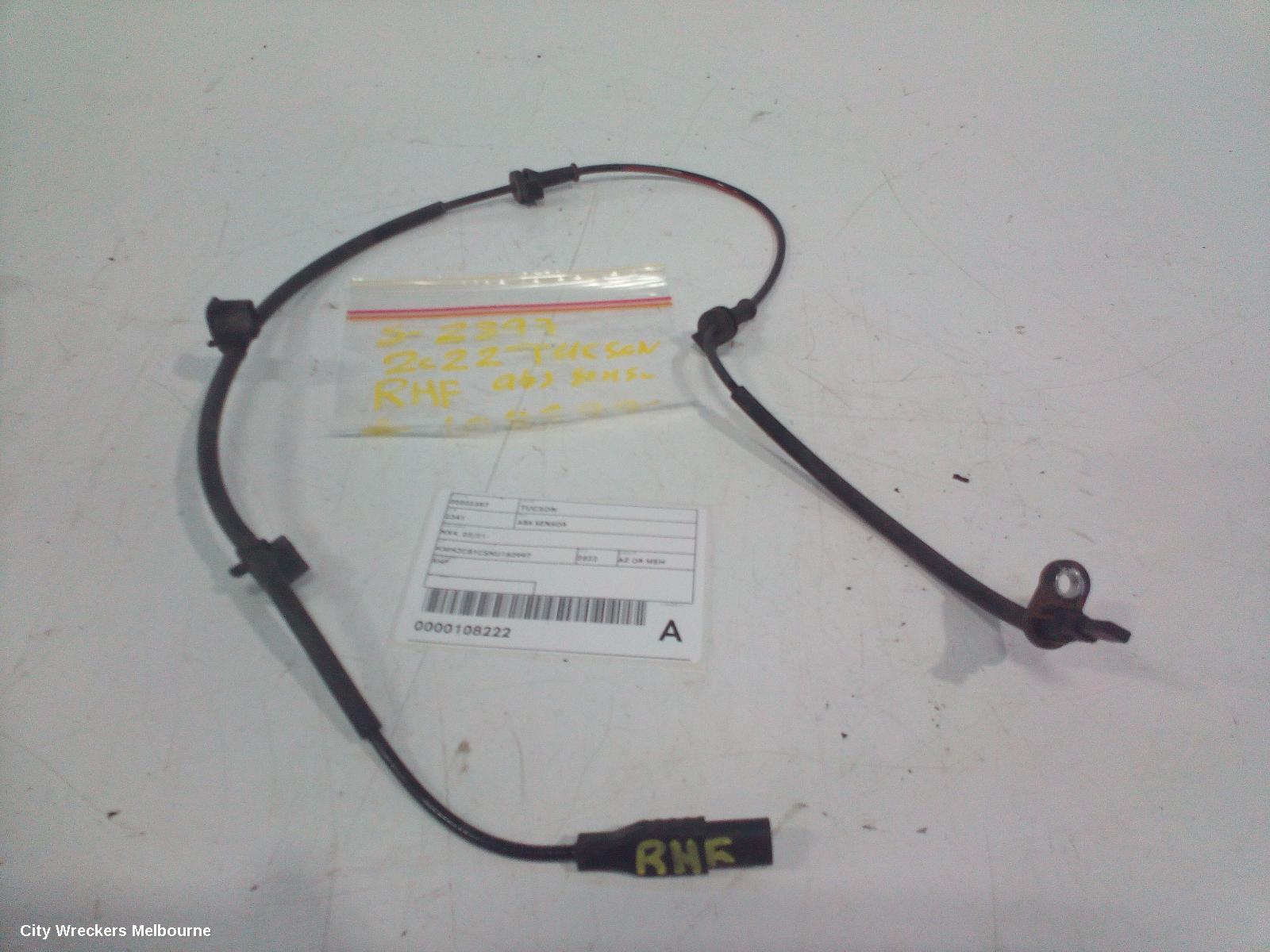 HYUNDAI TUCSON ABS SENSOR, NX4, RH FRONT, 02/2021 ONWARDS
