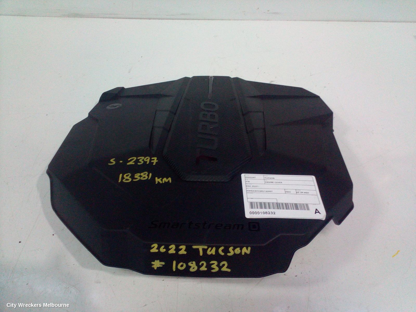 HYUNDAI TUCSON ENGINE COVER, NX4, DIESEL, 2.0, TURBO, D4HD CODE, 02/2021 - 01/2024