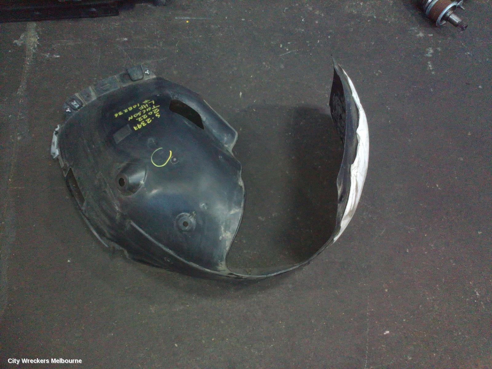 HYUNDAI TUCSON LEFT GUARD LINER, FRONT, NX4, 02/2021 ONWARDS