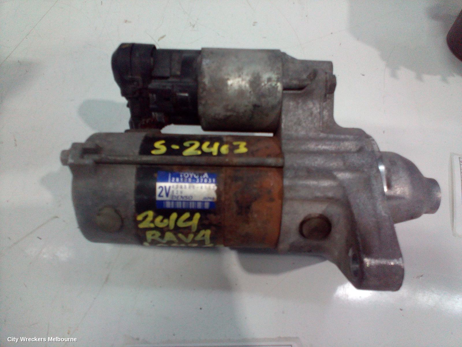 TOYOTA RAV4 STARTER, PETROL, 2.0, 3ZR-FE, ZSA42R, 12/2012 - 11/2018